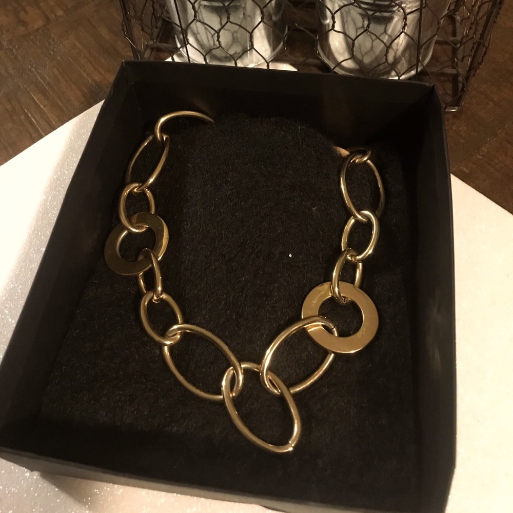 RALPH LAUREN women necklace. Gold tone. - Picture 2 of 7